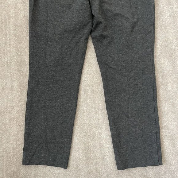 J. Jill Ponte Slim Leg Pants Womens Small Grey Stretch Pockets Casual 26” Inseam - Picture 11 of 11